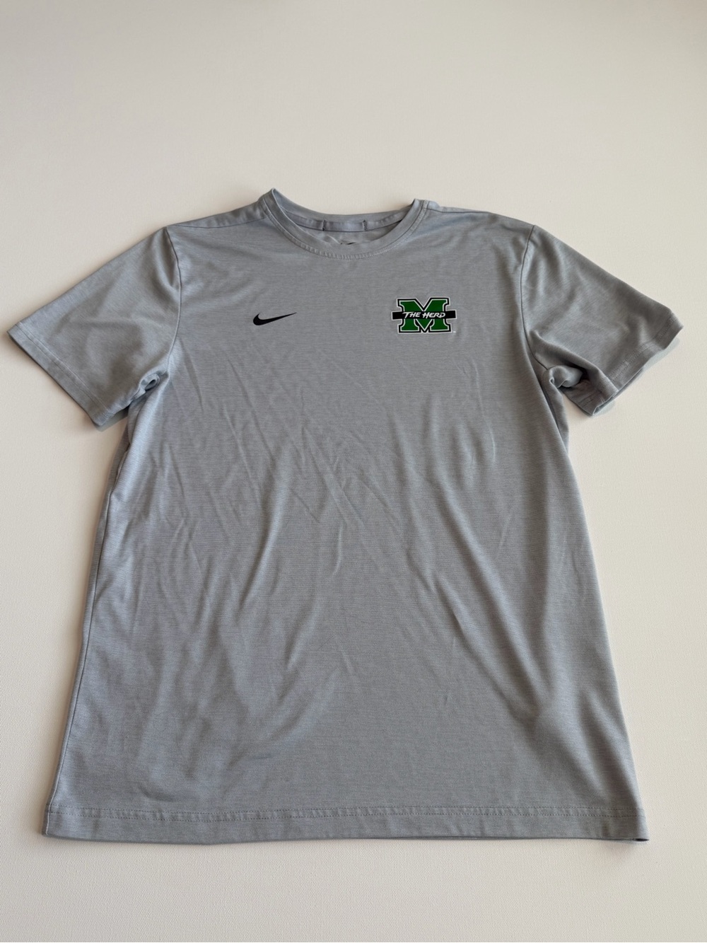 Nike Dri-Fit Marshall University Thundering Herd T-Shirt Men’s Size Medium Gray